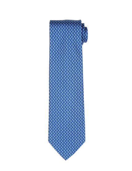 Corbata puzzle Azul/azul