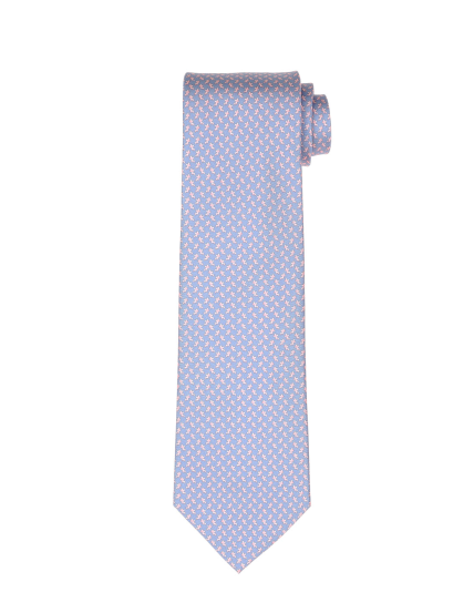 Corbata puzzle Azul/rosa