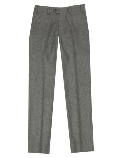 Pantalón franela s/pinzas Gris medio