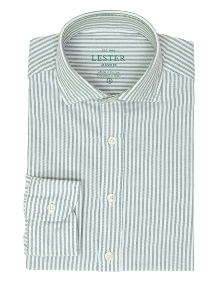 Camisa sport oxfortor raya media Verde