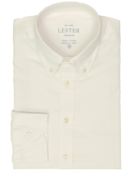 Camisa oxford lisa c/b Blanco