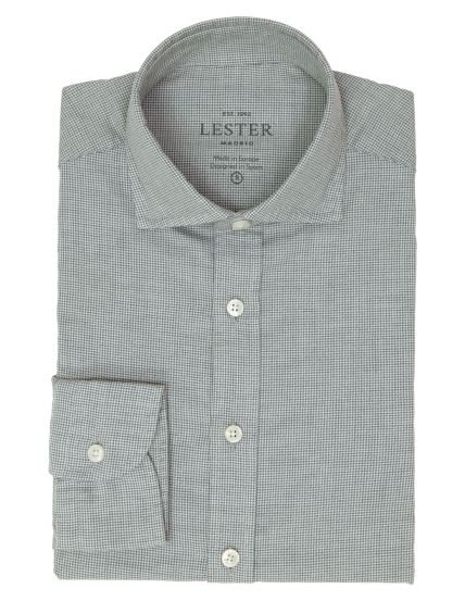 Camisa sport  pata gallo Gris