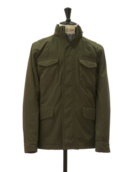 Chaqueton washed cotton Verde