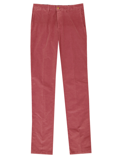 Pantalón chino micropana Rojo