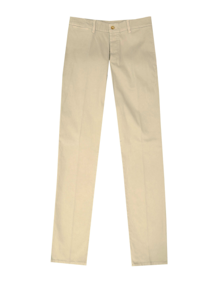 Pantalón chino canutillo Beige