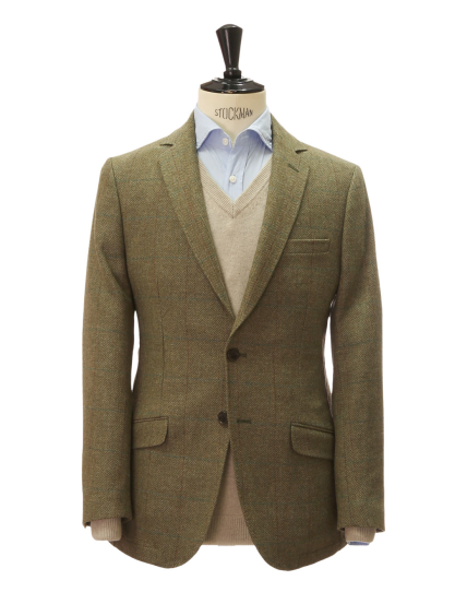 Chaqueta tweed surrey Verde