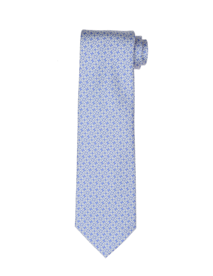 Corbata broches 9 Azul/blanco