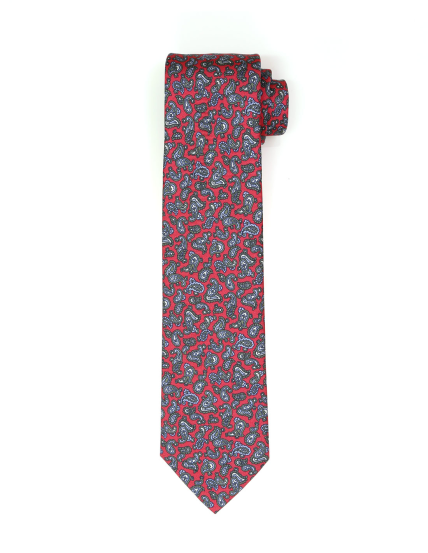 Corbata paisley 8 Rojo/verde