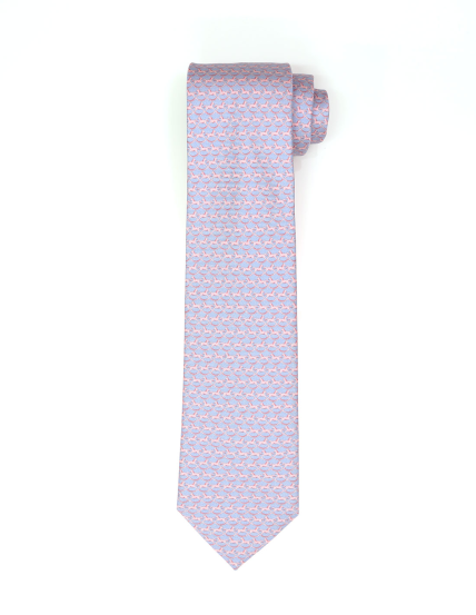 Corbata balancin 8 Azul/rosa