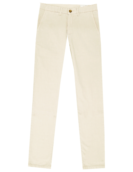 Pantalón canvas tencel Beige