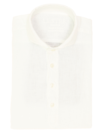 Polera lino Blanco