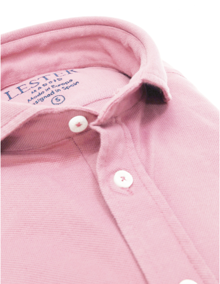 Camisa pique malla Rosa claro